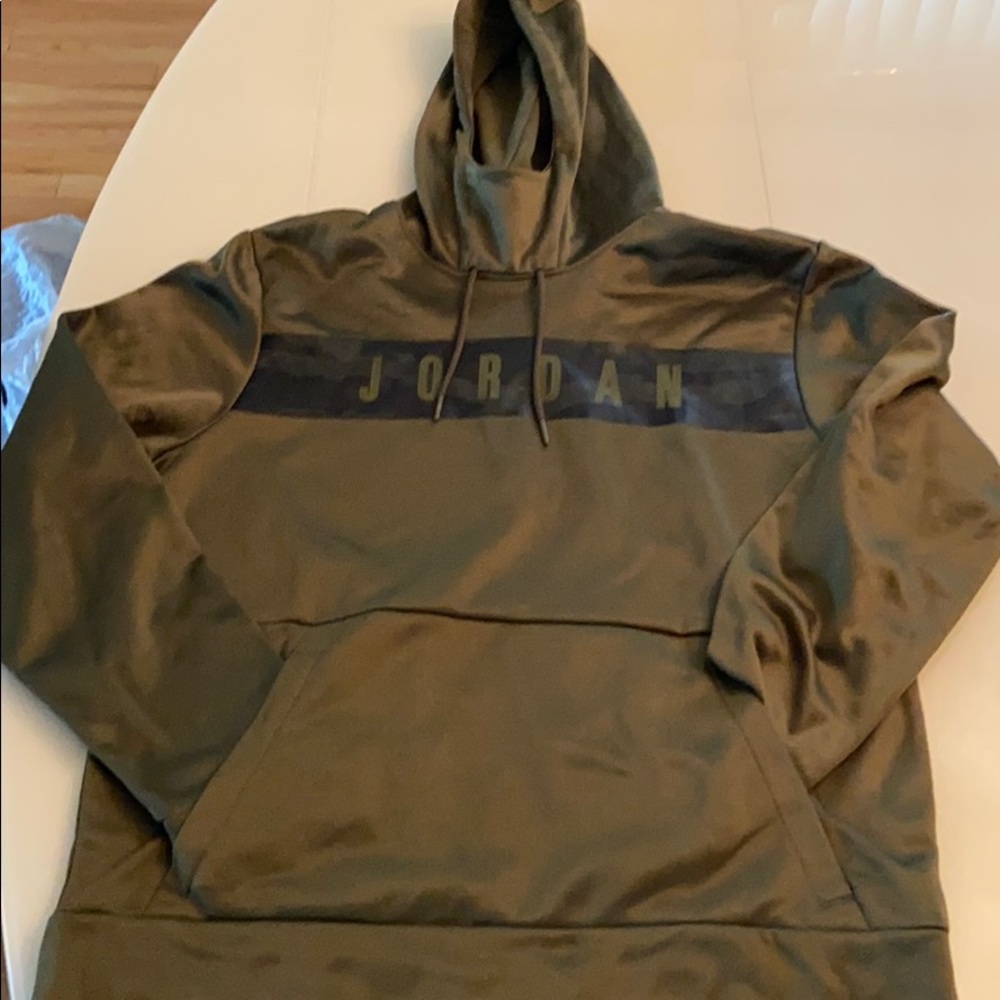 Men’s Green Jordan Dri-Fit Hoodie